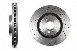 Drilled OEM Discs (Porsche, Mercedes-Benz, BMW)